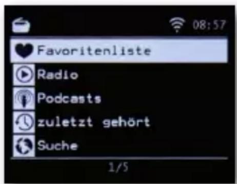 Imperial DABMAN i310 CD - sélectionner une station de radio Internet - 2