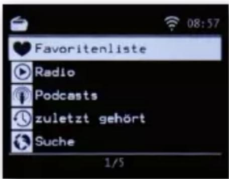 Imperial DABMAN i310 CD - Een internetradiostation selecteren - 2