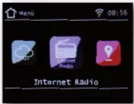 Imperial DABMAN i310 CD - Selecting an Internet radio station - 1