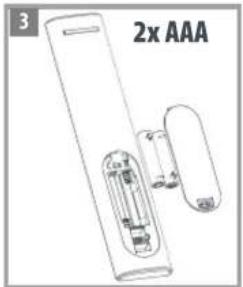 ONE FOR ALL URC 2160 - BATTERIES - 3
