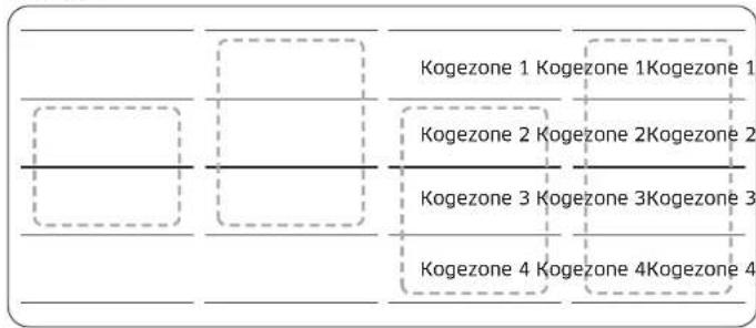 SAMSUNG NZ84C6057FK - Flekszone plus (kun for modeller med Flekszone plus) - 2