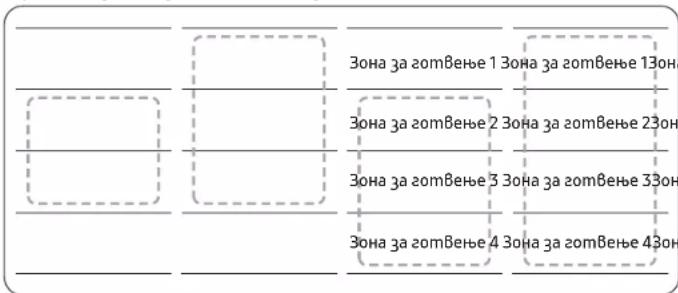 SAMSUNG NZ84C6057FK - Flex зона плус (Само за могелите што се применувает со Flex зона плус) - 2