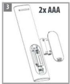 ONE FOR ALL URC 2140 - BATTERIES - 3