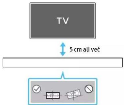 TV 5 cm ali več