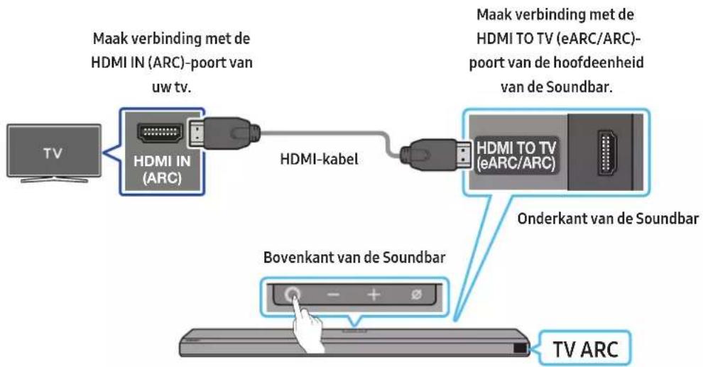 SAMSUNG HW-Q810A - Het aansluiten van een tv die HDMI ARC (Audio Return Channel) ondersteunt - 1
