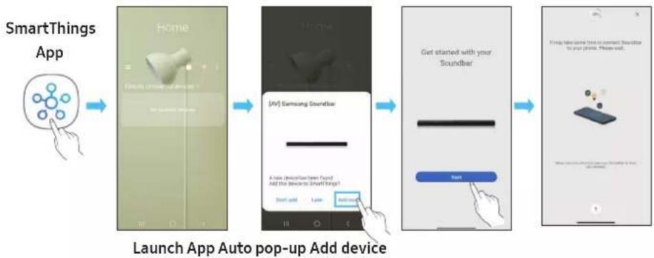 SAMSUNG HW-Q810A - The initial connection - 1