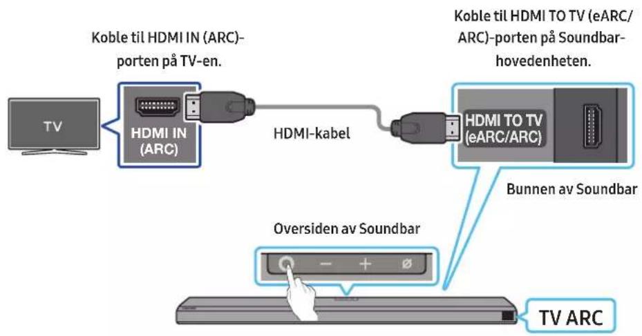 SAMSUNG HW-Q810A - Koble til TV-en som støtter HDMI ARC (Audio Return Channel) - 1