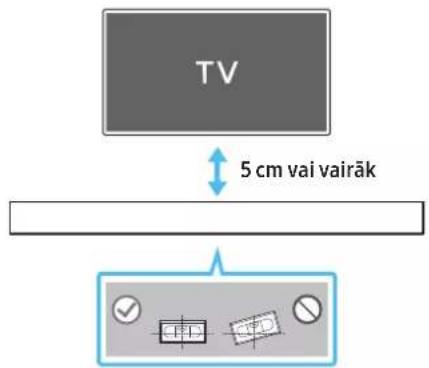 TV 5 cm vai vairāk