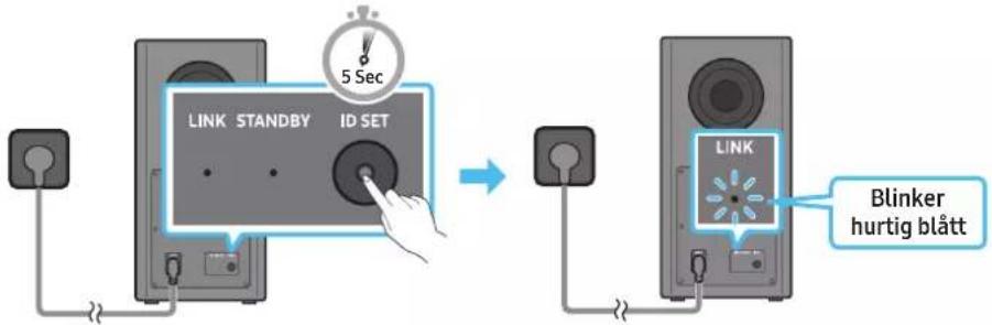 LINK STANDBY ID SET 5 Sec LINK Blinker hurtig blått