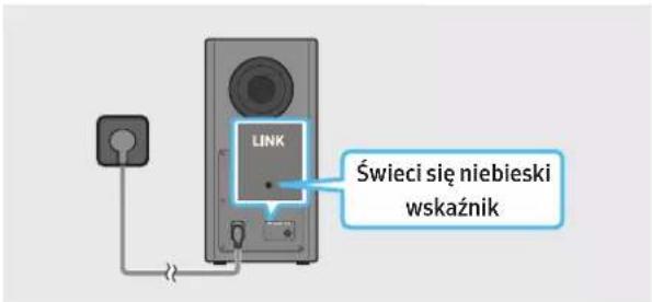 LINK Świeci się niebieski wskaźnik