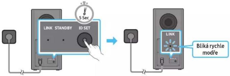 LINK STANDBY ID SET 5 Sec LINK Bliká rychle modře
