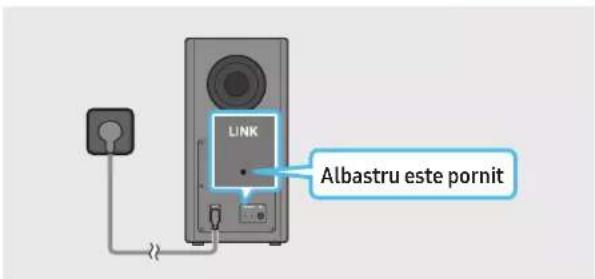 LINK Albastru este pornit