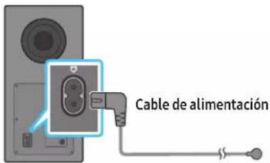 SAMSUNG HW-Q710C - Conexión de la alimentación y las unidades - 1