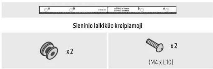 SAMSUNG HW-Q710C - Tvirtinimo prie sienos komponentai - 1