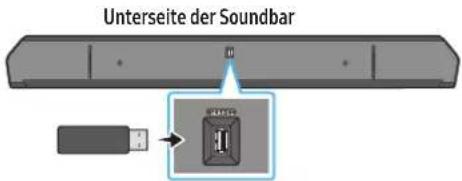 Unterseite der Soundbar 1
