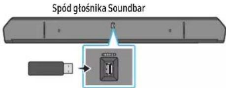 Spód głośnika Soundbar