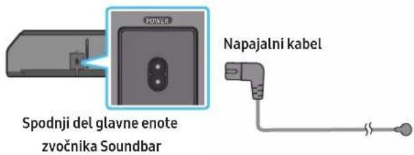 SAMSUNG HW-Q910A - Priključitev napajanja in enot - 2