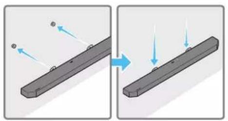 SAMSUNG HW-Q910A - Plaats de muurmontagegids tegen de muur. - 7