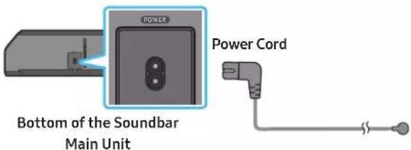 SAMSUNG HW-Q910A - Connecting the power and units - 2