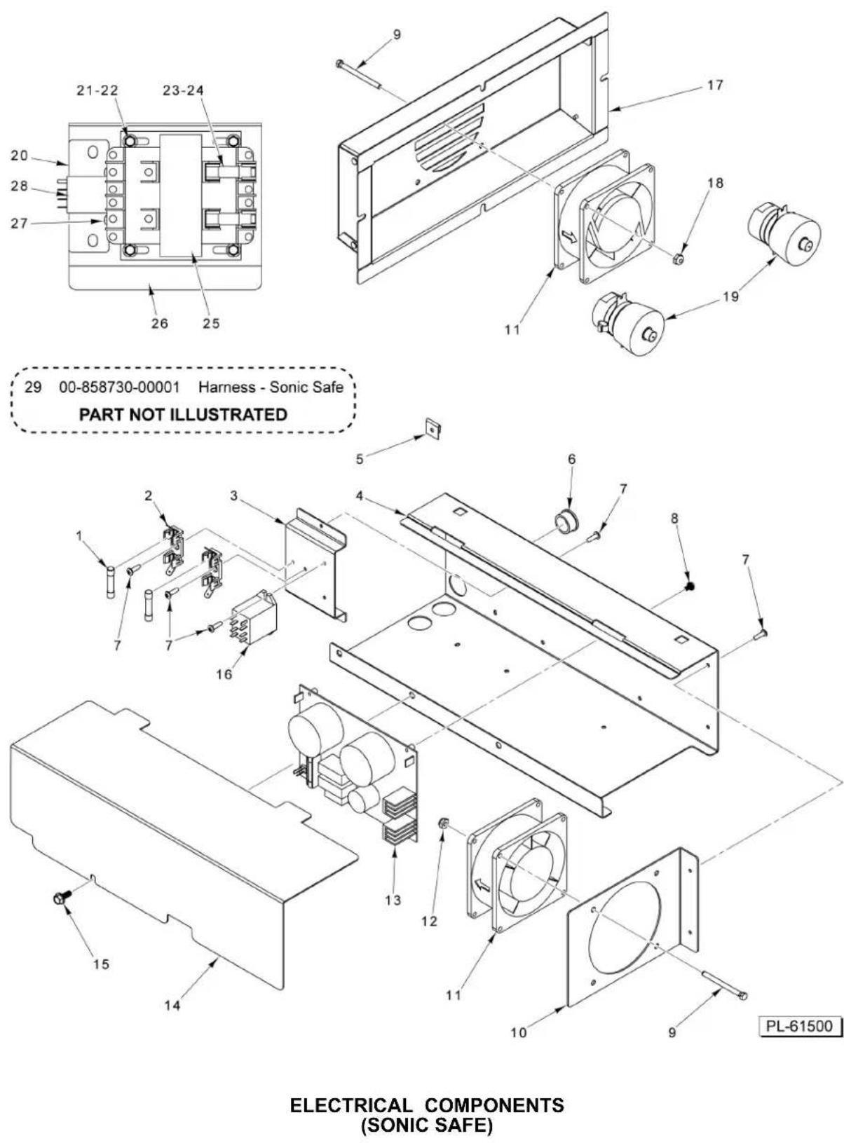 Vulcan C24EA5-LWE - ILLUS. PART NO. NAME OF PART AMT. PL-58242 - 1