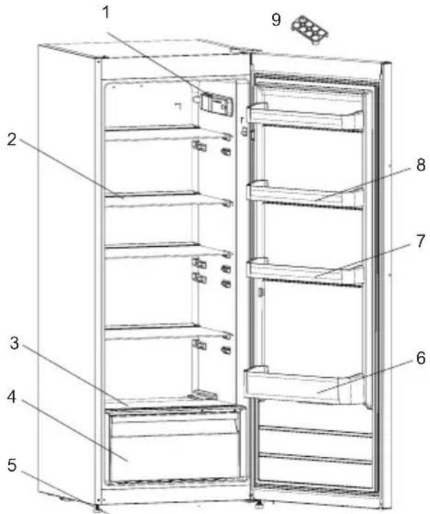 Rommer FLE 161 INOX-V - DESCRIPTION OF THE APPLIANCE - 1