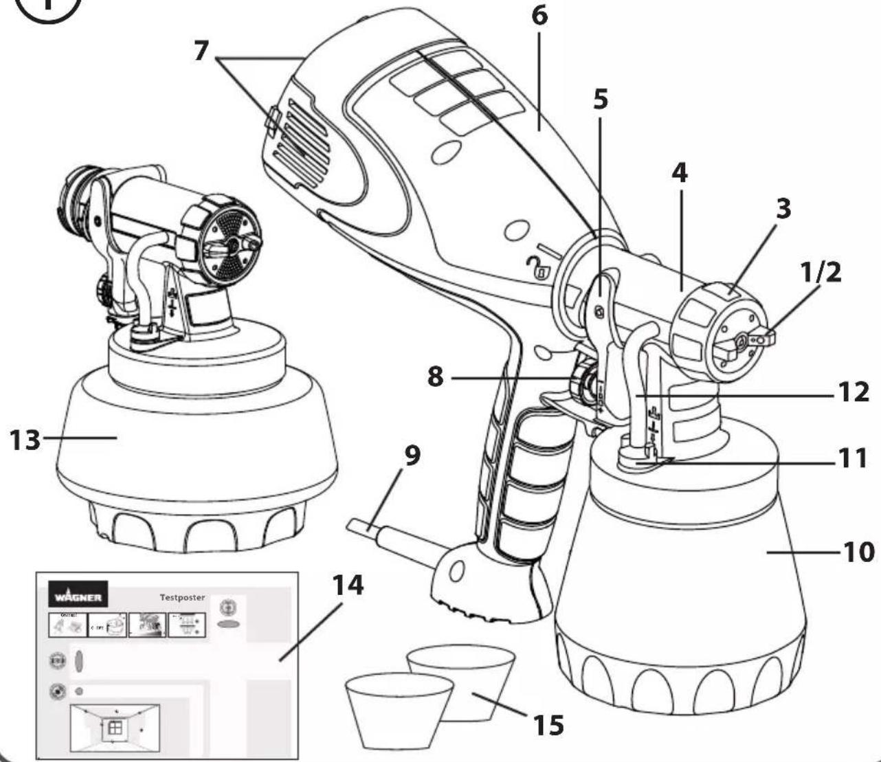 WAGNER Universal Sprayer W 510 - W 510 - 1