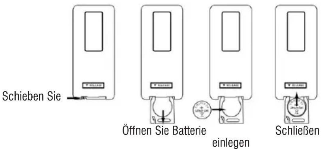 Trevi XF 370 KB - EINSETZEN UND AUSWECHSELN DER BATTERIE - 1