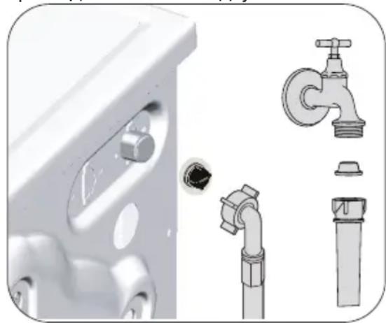 BEKO WTE 7511 B0 - Чистење на филтрите за довод на вода - 1