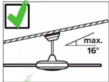 max. 16°