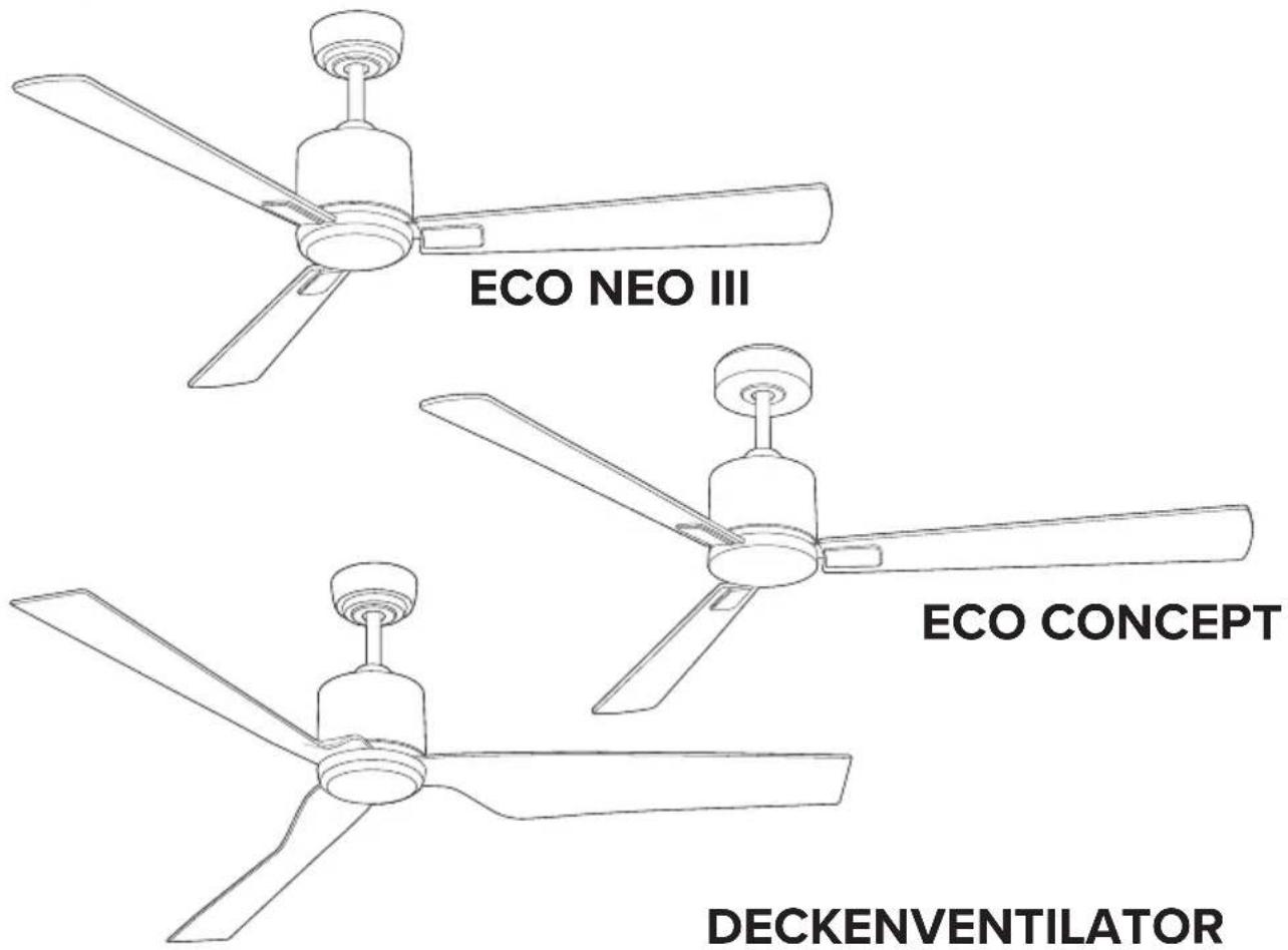 ECO NEO III ECO CONCEPT DECKENVENTILATOR