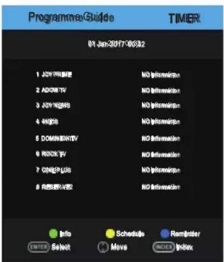 OK OTV 32H-5022C - PROGRAMME GUIDE (In DTV mode) - 1