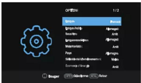 OK OTV 32H-5022C - Menu Option - 1