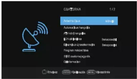OK OTV 32H-5022C - Műholdbeállítás - 1