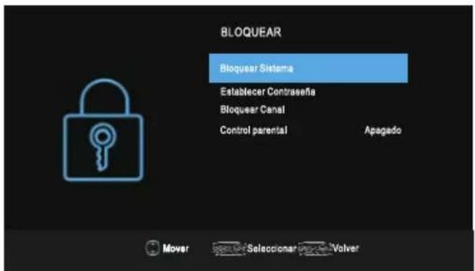 OK OTV 32H-5022C - Menú de bloquear - 1