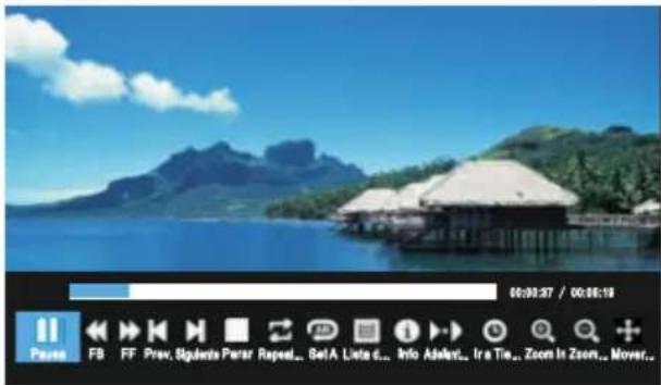 OK OTV 32H-5022C - Al reproducir archivos de Cine: - 1