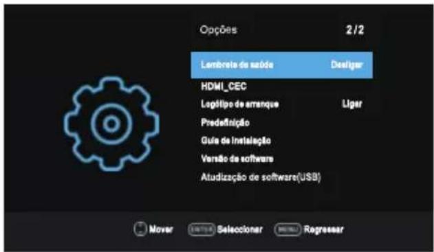 OK OTV 32H-5022C - Funcionamento do menu - 2