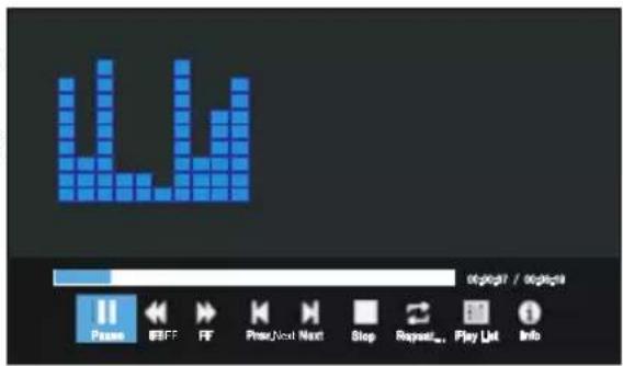 OK OTV 32H-5022C - When playing Music files: - 1