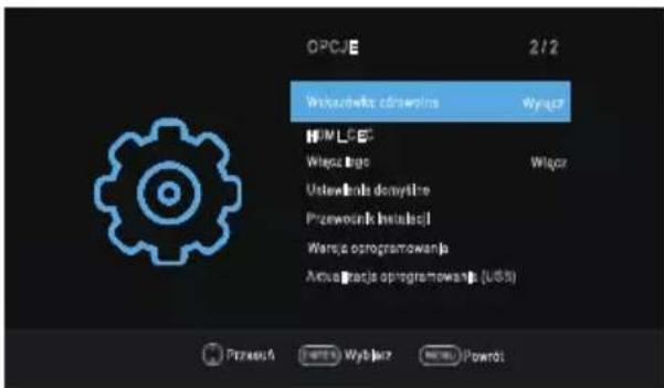 OK OTV 32H-5022C - Menu Opcji - 2