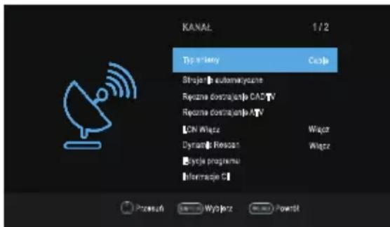 OK OTV 32H-5022C - Menu kanału - 2