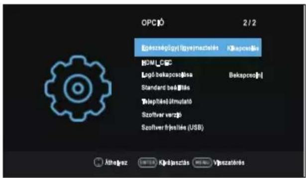 OK OTV 32H-5022C - Option (Kiválasztás) Menü - 2