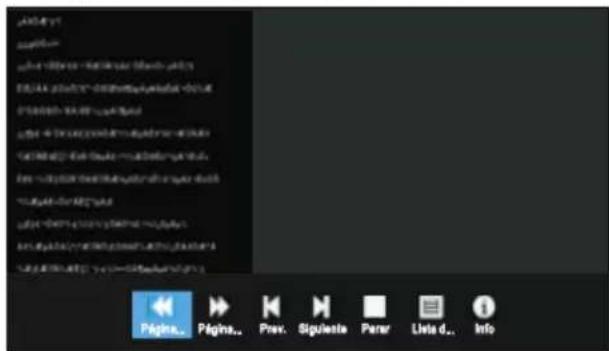 OK OTV 32H-5022C - Al reproducir archivos de Texto: - 1