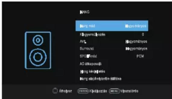 OK OTV 32H-5022C - Sound (Hang) Menü - 1