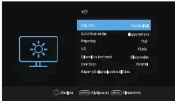 OK OTV 32H-5022C - Picture (Kép) Menü - 1