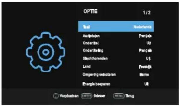 OK OTV 32H-5022C - Sound (Optie) menu - 1