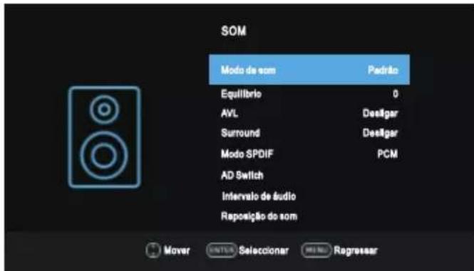 OK OTV 32H-5022C - Menu de Som - 1