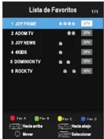 OK OTV 32H-5022C - Lista de Favoritos - 1