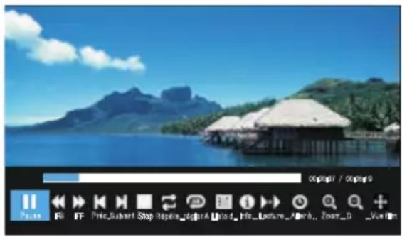 OK OTV 32H-5022C - Lors de la lecture de fichiers vidéo : - 1