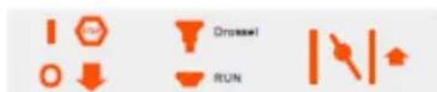 Fuxtec FX-KS262 - Symbols on chainsaw - 4