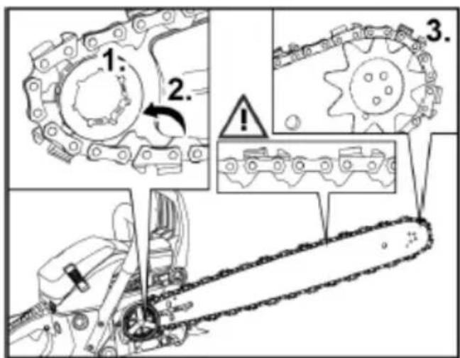 Fuxtec FX-KS262 - Varningsskylt - 1