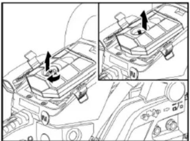 Fuxtec FX-KS255 - Nettoyer le filtre à air - 2
